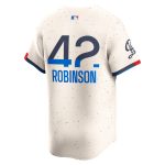 LA Dodgers Jerseys Store – mens los angeles dodgers jackie robinson nike cream 2024 city connect limited player jersey Baseball Jerseys and Hats