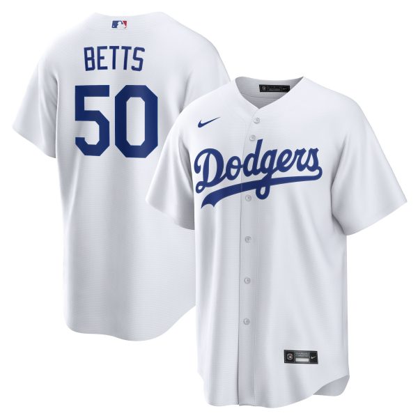 LA Dodgers Jerseys Store – mens los angeles dodgers mookie betts nike white home replica player name jersey Baseball Jerseys and Hats