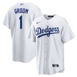 LA Dodgers Jerseys Store – mens los angeles dodgers nike white 1 groom home replica jersey Baseball Jerseys and Hats