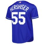 LA Dodgers Jerseys Store – mens los angeles dodgers orel hershiser mitchell  ness royal cooperstown collection mesh batting practice button-up jersey Baseball Jerseys and Hats
