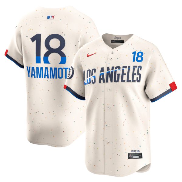 LA Dodgers Jerseys Store – mens los angeles dodgers yoshinobu yamamoto nike cream 2024 city connect limited player jersey Baseball Jerseys and Hats