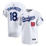 LA Dodgers Jerseys Store – mens los angeles dodgers yoshinobu yamamoto nike white 2025 mlb world tour tokyo series home limited player jersey Baseball Jerseys and Hats