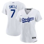 LA Dodgers Jerseys Store – womens los angeles dodgers blake snell nike white home replica player jersey Baseball Jerseys and Hats