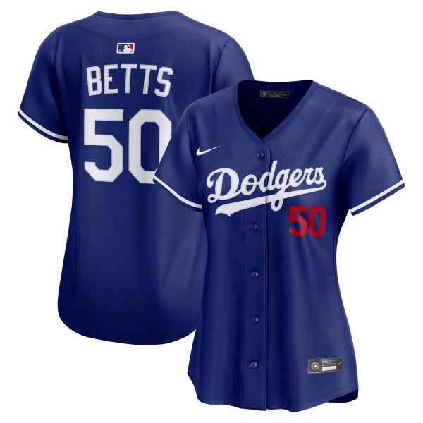 LA Dodgers Jerseys Store – womens los angeles dodgers mookie betts nike royal alternate limited player jersey Baseball Jerseys and Hats