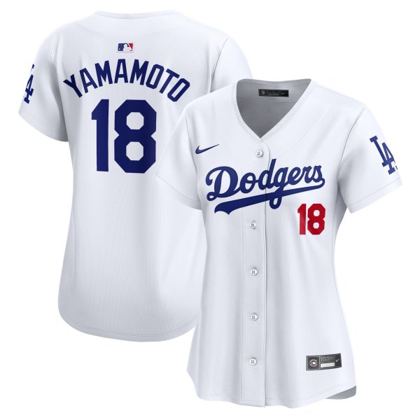 LA Dodgers Jerseys Store – womens los angeles dodgers yoshinobu yamamoto nike white home limited player jersey Baseball Jerseys and Hats