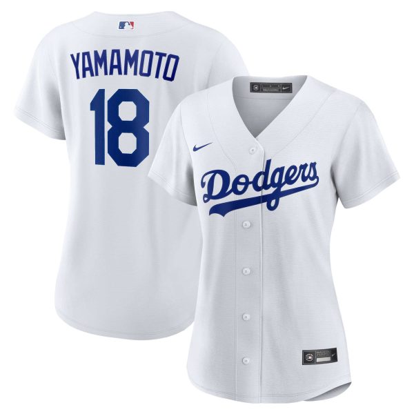 LA Dodgers Jerseys Store – womens los angeles dodgers yoshinobu yamamoto nike white home replica player jersey Baseball Jerseys and Hats